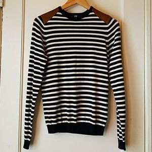 H&M XS Men's Striped Sweater